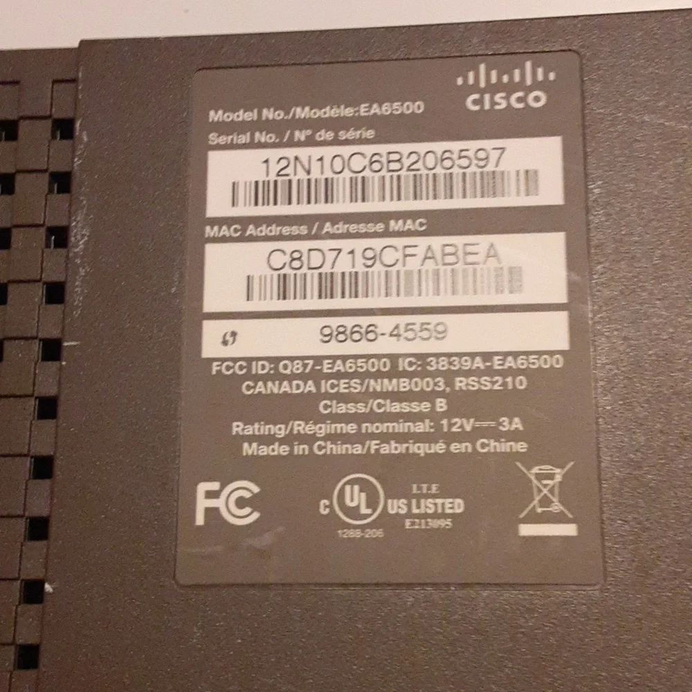 Cisco EA6500 Router - Picture 2 of 4